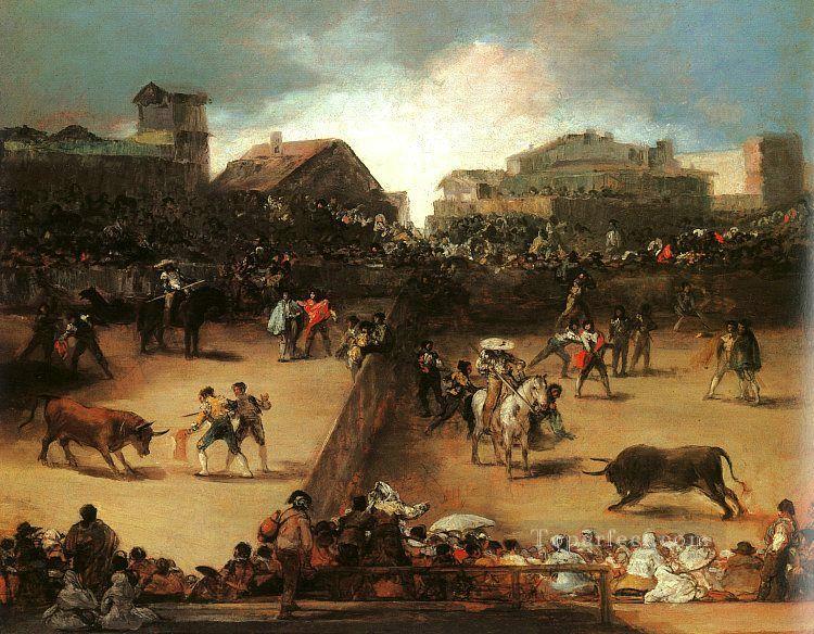 La Corrida de Toros Romántica moderna Francisco Goya Pintura al óleo